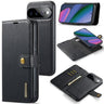 DG.MING Crazy Horse Texture Detachable Magnetic Leather Phone Case, For Google Pixel 10a, For Google Pixel 10 Pro XL, For Google Pixel 10 / 10 Pro, For Google Pixel 9a  