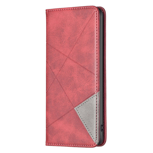 Rhombus Texture Magnetic Leather Phone Case, For iPhone 15 Pro Max, For iPhone 15 Pro, For iPhone 15 Plus, For iPhone 15  