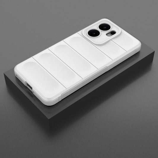 Magic Shield TPU + Flannel Phone Case, For OPPO A3X 5G India, For OPPO Reno12 F 5G Global  