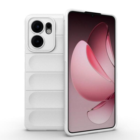 Magic Shield TPU + Flannel Phone Case, For OPPO A3X 5G India, For OPPO Reno12 F 5G Global  
