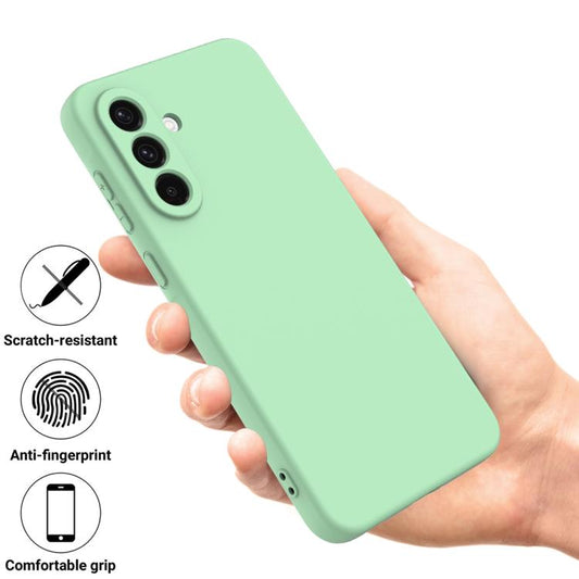 Solid Color Liquid Silicone Dropproof Full Coverage Phone Case, For Samsung Galaxy A17 / F17 / M17, For Samsung Galaxy A57 5G, For Samsung Galaxy A37 5G, For Galaxy A27 5G  