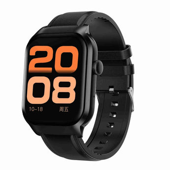 2.01 inch Leather Strap Bluetooth Call Smart Watch Support Heart Rate Monitoring / Non-invasive Blood Sugar Utrano
