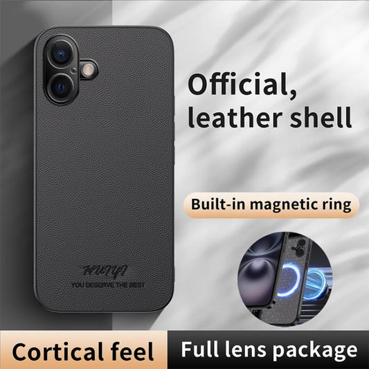 HUIYI Leather Magnetic Phone Case, For iPhone 15, For iPhone 14 Plus, For iPhone 14, For iPhone 14 Pro  