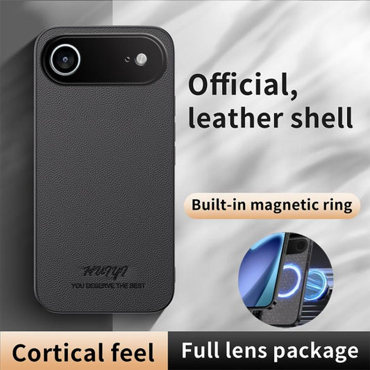 HUIYI Leather Magnetic Phone Case, For iPhone 16, For iPhone 15 Pro Max, For iPhone 15 Pro, For iPhone 15 Plus  
