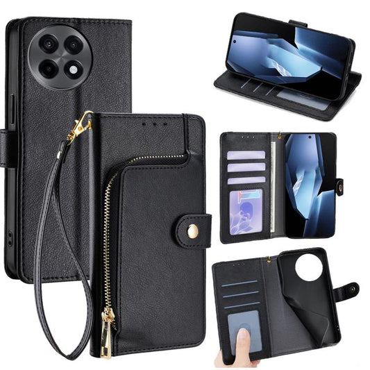 Zipper Bag Leather Phone Case, For OnePlus Ace 3 Pro 5G, For OnePlus Nord CE 4 Lite 5G, For OnePlus Ace 3V 5G, For OnePlus Nord CE4  