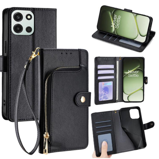 Zipper Bag Leather Phone Case, For OnePlus Turbo 6 / 6V, For OnePlus Ace 6, For OnePlus 15 5G, For OnePlus Ace 5 Ultra / Nord 5, For OnePlus Ace 5 Racing / Nord CE5, For OnePlus Ace 5 / 5 Pro  