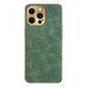 Electroplating Lambskin Leather Phone Case, For iPhone 14 Pro Max, For iPhone 13 Pro Max, For iPhone 13 Pro, For iPhone 13, For iPhone 12, For iPhone 12 Pro Max  