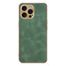 Electroplating Lambskin Leather Phone Case, For iPhone 12 Pro  