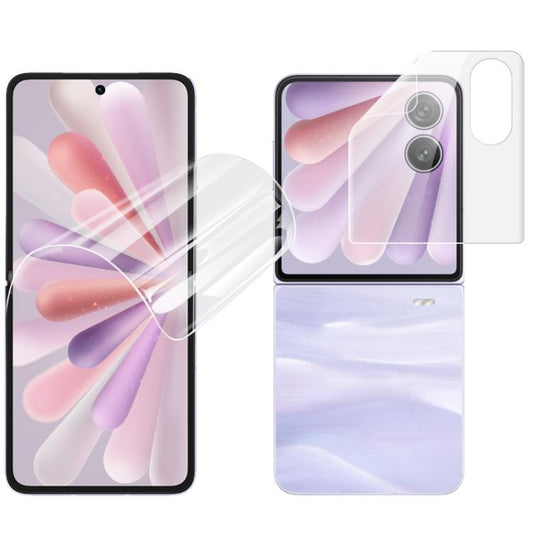 imak 4th Generation Screen Hydrogel Film Protector, Main Screen + Second Screen 1 Set, For Honor Magic V Flip 2, For Honor Magic V5, For Honor Magic V3 / Vs3, For Honor Magic V Flip  