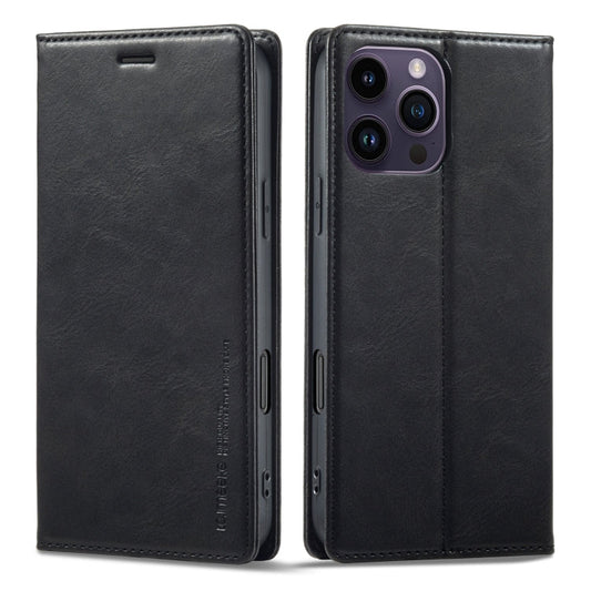 LC.IMEEKE RFID Anti-theft Leather Phone Case, For iPhone 16 Pro Max, For iPhone 16 Pro, For iPhone 16 Plus, For iPhone 16  