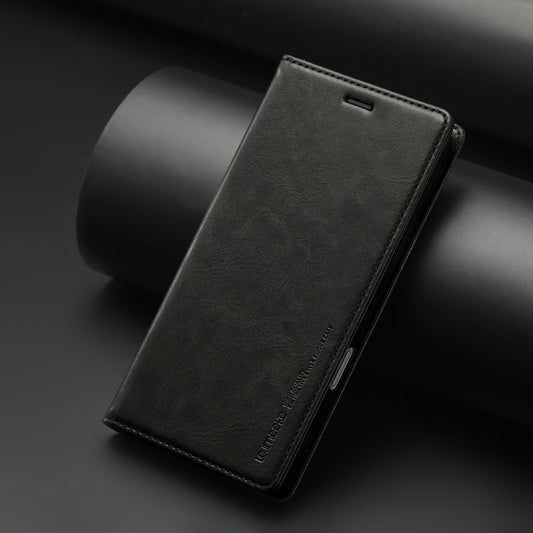 LC.IMEEKE RFID Anti-theft Leather Phone Case, For iPhone 16 Pro Max, For iPhone 16 Pro, For iPhone 16 Plus, For iPhone 16  