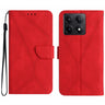 Stitching Embossed Leather Phone Case, For Xiaomi 14T Pro 5G Global, For Xiaomi 14T 5G Global  
