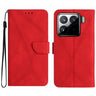 Stitching Embossed Leather Phone Case, For Xiaomi 14T Pro 5G Global, For Xiaomi 14T 5G Global  