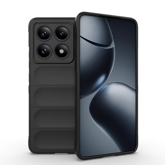 Magic Shield TPU + Flannel Phone Case, For Xiaomi 14T Pro 5G Global, For Xiaomi 14T 5G Global