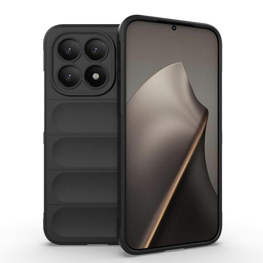 Magic Shield TPU + Flannel Phone Case, For Xiaomi 15T 5G Global, For Xiaomi Poco M7 Pro 5G