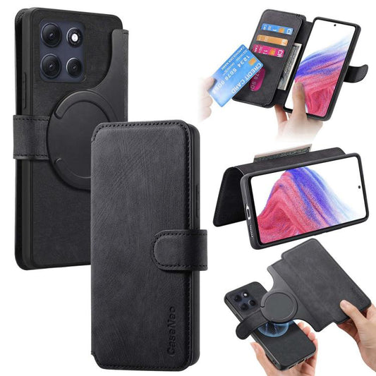 CaseNeo MagSafe RFID Anti-theft Retro Leather Phone Case, For Motorola Moto G86 Power, For Motorola Moto G86 5G, For Motorola Moto G56 5G, For Motorola Edge 60s / 60 Fusion