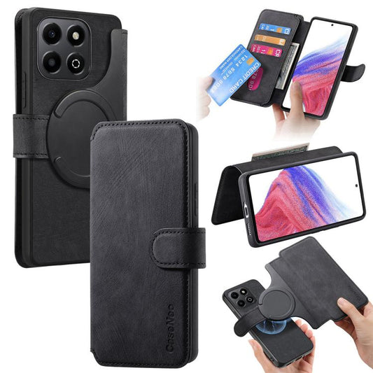 CaseNeo MagSafe RFID Anti-theft Retro Leather Phone Case, For Honor X6b, For Honor 200, For Honor 200 Pro, For Honor 200 Lite Global  
