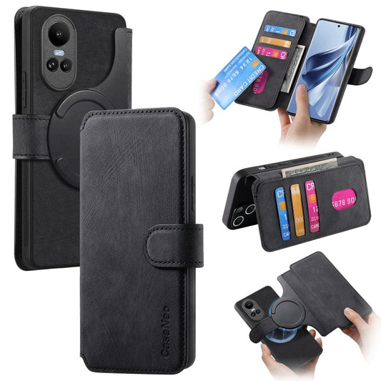 CaseNeo MagSafe RFID Anti-theft Retro Leather Phone Case, For OPPO Reno10 5G Global, For OPPO A78 4G, For OPPO A78 5G  