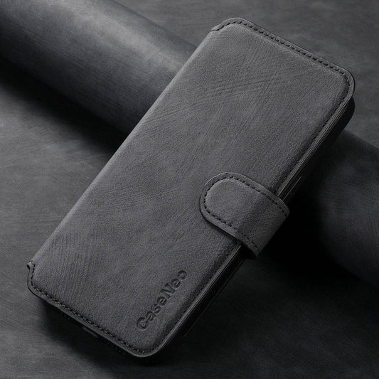 CaseNeo MagSafe RFID Anti-theft Retro Leather Phone Case, For Redmi Note 13 Pro 5G, For Redmi Note 13 5G, For Redmi Note 13 Pro+ 5G, For Redmi Note 12 4G Global  