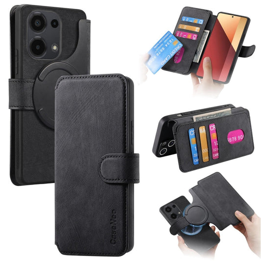 CaseNeo MagSafe RFID Anti-theft Retro Leather Phone Case, For Xiaomi Poco M6 Pro 4G, For Xiaomi Poco M6, For Xiaomi Poco X6 5G, For Xiaomi 13T / 13T Pro  