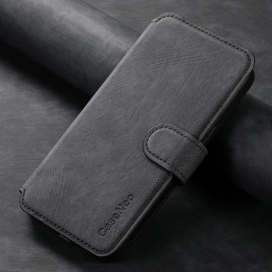 CaseNeo MagSafe RFID Anti-theft Retro Leather Phone Case, For Xiaomi Poco X3 NFC