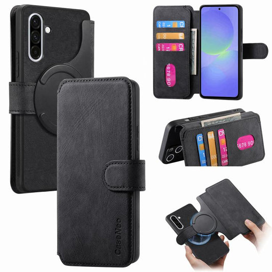 CaseNeo MagSafe RFID Anti-theft Retro Leather Phone Case, For Galaxy A36 5G, For Galaxy A16 4G / 5G, For Galaxy A15 5G, For Galaxy A55 5G  