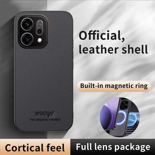 HUIYI Leather Magnetic Phone Case, For OPPO Find X8s, For OPPO Find X8 Ultra, For OPPO A5 Pro 5G, For OPPO Find X8  