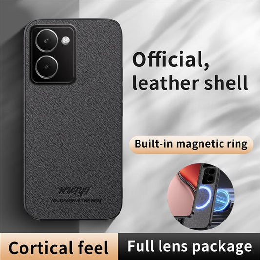 HUIYI Leather Magnetic Phone Case, For Realme P3 Ultra 5G, For Realme P3 5G, For Realme Neo7 SE, For Realme 14 Pro+  