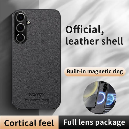 HUIYI Leather Magnetic Phone Case, For Samsung Galaxy S24 FE 5G, For Samsung Galaxy S20 FE  