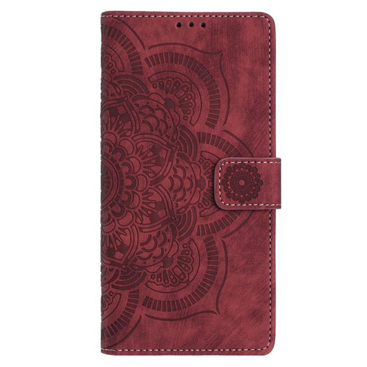 Mandala Embossed Retro Frosted Leather Phone Case, For iPhone 17 Pro Max, For iPhone 17 Pro, For iPhone 17, For iPhone Air  
