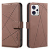Geometric Pattern RFID Leather Phone Case, For Motorola Moto G73 5G  