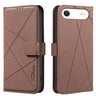 Geometric Pattern RFID Leather Phone Case, For iPhone 16e, For iPhone 16 Pro Max, For iPhone 16 Pro, For iPhone 16 Plus  