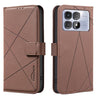 Geometric Pattern RFID Leather Phone Case, For Redmi 12C, For Redmi Note 12 Pro+ Global, For Redmi Note 12 Pro 5G Global, For Redmi Note 12 5G Global  