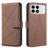 Geometric Pattern RFID Leather Phone Case, For Redmi Turbo 4, For Redmi 14C, For Redmi Note 14 5G, For Redmi Note 14 Pro 4G  