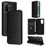 Cubic Grid Texture Flip Leather Phone Case, For Redmi A5 4G 171.7mm / Xiaomi Poco C71, For Redmi Note 14 4G 164.84mm, For Redmi Turbo 4 Pro 5G, For Redmi K80 / K80 Pro  