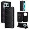 Cubic Grid Texture Flip Leather Phone Case, For Redmi Note 15 Pro 5G Global 163.6mm, For Redmi Note 15 5G Global 164mm, For Redmi 15 5G Global / 15 4G SEA 169mm, For Redmi 15 5G / 4G EU 171mm  