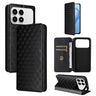 Cubic Grid Texture Flip Leather Phone Case, For Redmi A5 4G 173.3mm, For Redmi A5 4G 171.7mm / Xiaomi Poco C71, For Redmi Note 14 4G 164.84mm, For Redmi Turbo 4 Pro 5G  