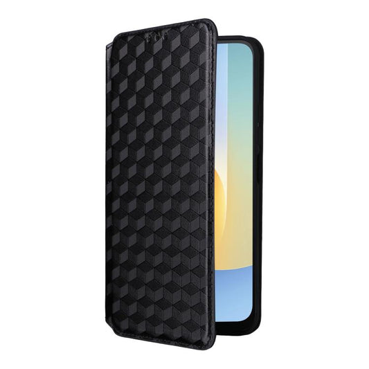 Cubic Grid Texture Flip Leather Phone Case, For Redmi K90 Pro Max 5G / Poco F8 Ultra, For Redmi Note 15 Pro 4G Global 165.8mm, For Redmi K90 5G / Poco F8 Pro, For Redmi Note 15 Pro+ 5G Global 163.3mm  