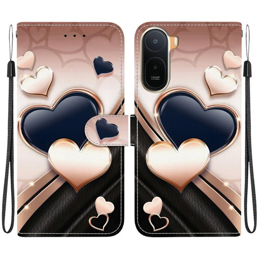 Crystal Texture Colored Drawing Leather Phone Case, For Redmi A7 Pro 4G / 5G 171mm / Poco C85x 5G, For Redmi Turbo 5 Max 5G / Poco X8 Pro Max 5G