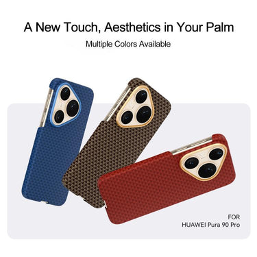Metal Frame Nanofiber MagSafe Magnetic Phone Case, For Huawei Pura 90 Pro 5G, For Huawei Pura 80 Ultra 5G, For Huawei Pura 80 Pro 5G, For Huawei Pura 80 5G  