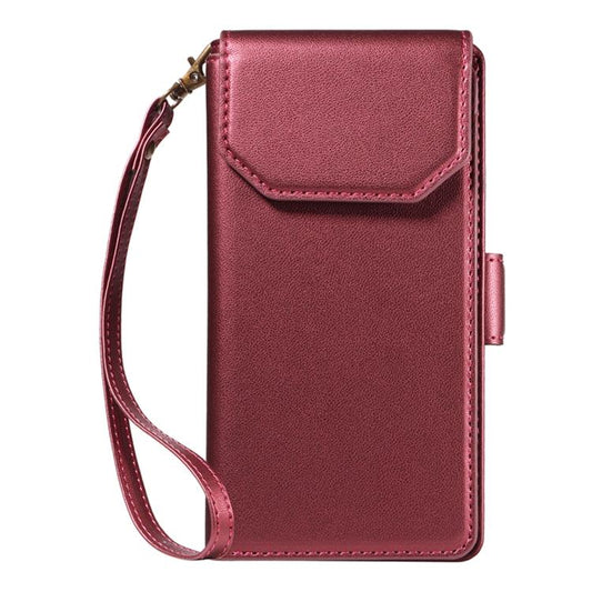 Multi Card Wallet Leather Phone Case with Strap, For Galaxy S26 Edge 5G, For Galaxy S26 Ultra 5G, For Galaxy S26 5G