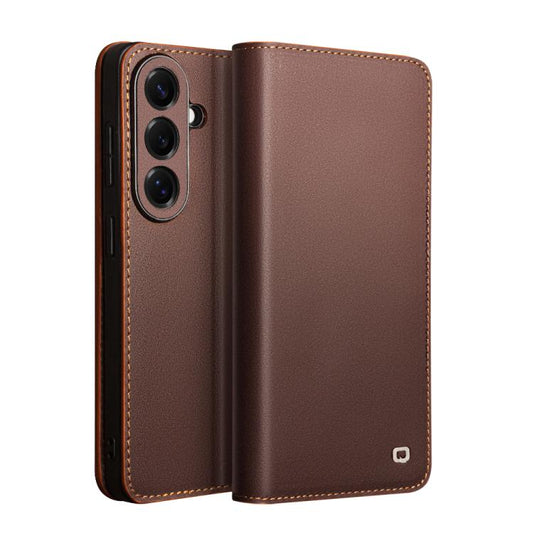 QIALINO Classic Gen2 Genuine Leather Phone Case, For Samsung Galaxy S26+ 5G, For Samsung Galaxy S26 Ultra 5G, For Samsung Galaxy S26 5G  