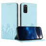 Tulips Butterfly Pattern Magnetic Vegan Leather Phone Case, For Samsung Galaxy S20, For Samsung Galaxy S20+  