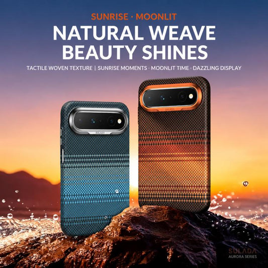 SULADA Kevlar Woven Texture Magnetic Leather Phone Case, For Huawei Pura X View, For Huawei Pura 90 Pro Max 5G, For Huawei Pura 90 Pro 5G, For Huawei Mate 80 RS Ultimate, For Huawei Mate 80 Pro Max, For Huawei Mate 80 / Mate 80 Pro  
