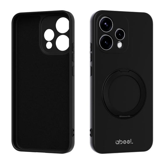 ABEEL Skin-friendly Feel Magnetic Liquid Silicone Phone Case with Holder, For OPPO Reno15 5G Global, For OPPO Find X9, For OPPO Find X9 Pro