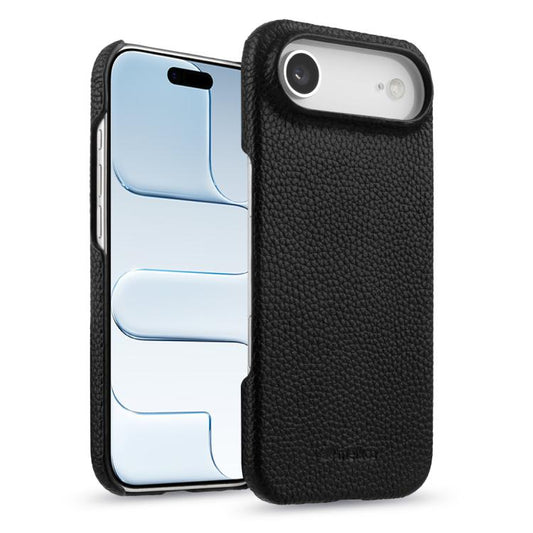 melkco Litchi Texture Magnetic Half Coverage Genuine Leather Phone Case, For iPhone 16 Pro, For iPhone 16, For iPhone 15 Pro Max  