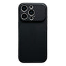 Leather Textured Large Window Full Coverage Phone Case, For iPhone 15 Pro Max, For iPhone 15 Pro, For iPhone 15  