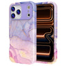 Water Transfer Printing Marble Pattern PC + TPU Phone Case, For iPhone 17 Pro Max, For iPhone 17 Pro, For iPhone 17, For iPhone Air, For iPhone 16 Pro Max, For iPhone 16 Pro  