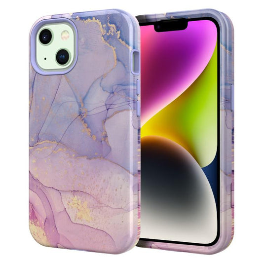 Water Transfer Printing Marble Pattern PC + TPU Phone Case, For iPhone 14 Plus, For iPhone 14, For iPhone 14 Pro, For iPhone 14 Pro Max, For iPhone 13 Pro Max, For iPhone 13 Pro  