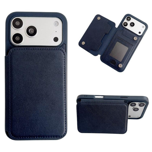 Magnetic Snap Multifunctional Card Wallet Holder Phone Case, For iPhone 17 Pro Max, For iPhone 17 Pro, For iPhone 17  